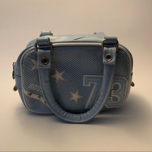 *SOLD* Baby blue vintage Roots handbag
